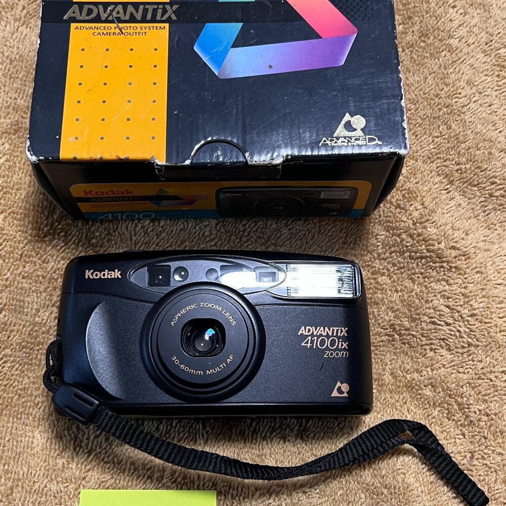 Kodak Advantix 4100ix Zoom APS Film Camera – Tested & Working – Boxed – Excellen